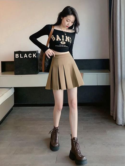 【诗铭洛可】XCA452毛呢短裙B8-4 商品图2