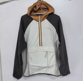 【XL/2XL/3XL断码】安踏休闲半开衫连帽潮健身户外梭织男运动上衣152337620【断码清仓，如无库存，将做退款】