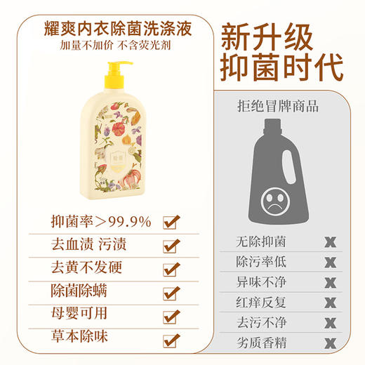 【贴身衣物的安心守护🩲】茶树精油加持🌿，99.9%抑菌除螨❗去污去血渍一步到位✨母婴可用，健康清洗新选择 商品图2