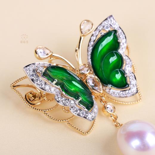 【福蝶】珍珠胸针坠 GZ12505011 商品图3