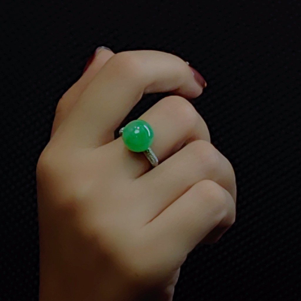 “惊澜”翡翠戒指