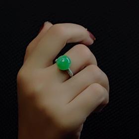 “惊澜”翡翠戒指