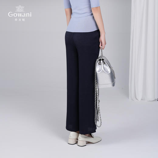 乔万尼新品弹力橡筋腰休闲直筒裤ED2F423 商品图4