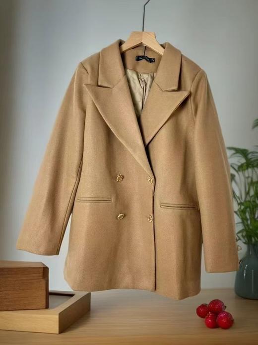 【诗铭洛可】XCA448毛呢西服呢料夹棉秋冬厚款B1-1 商品图3