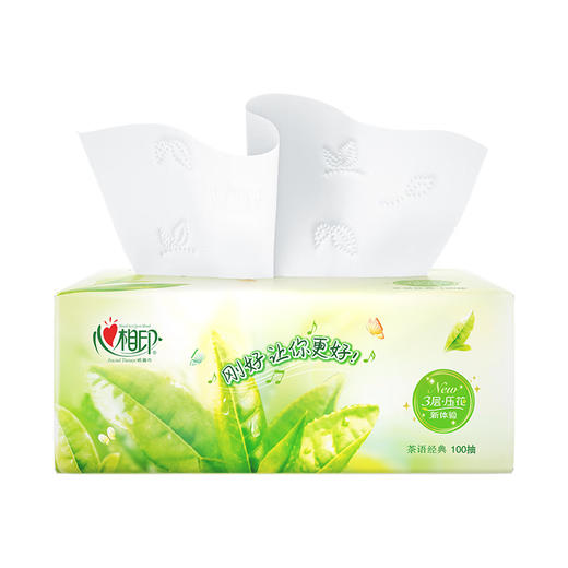 心相印 茶语经典3层100抽18包S码（新老散提箱随机）ADA00894-18B 商品图4