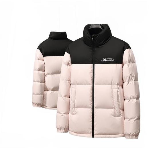 恒源祥 男女短款立领羽绒服 HYX201YRF 商品图1