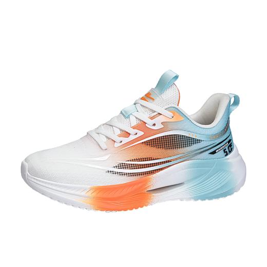 回力男鞋软底运动鞋夏季新款透气炫彩渐变厚底跑步鞋增高休闲鞋子WXY(ZA)-4595 商品图1