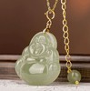 【敦煌和田玉弥勒佛项链】敦煌福泽和田玉石弥勒佛佛公吊坠夏季项链女锁骨链高级感 商品缩略图3
