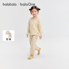 巴拉巴拉balaOne宝宝睡衣套装秋季新品女童家居服可外出抗菌条纹 商品缩略图0