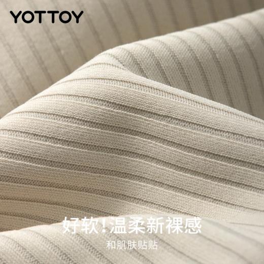 短袖【YOTTOY】罗纹修身运动短袖瑜伽t恤女速干显瘦健身服正肩夏上衣跑步 商品图4