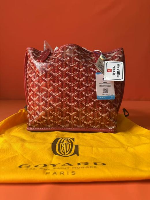 GOYARD Anjou 双面双色Y字老花满印 帆布拼牛皮 子母包托特包购物袋 单肩包手提包 迷你 女款 商品图7