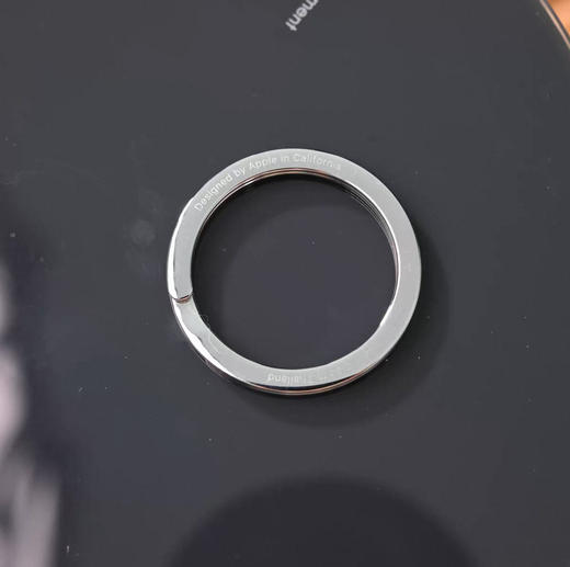 苹果Airtag钥匙扣同款不锈钢铁环直径3.5cm多功能圆形挂扣加厚耐用 商品图2