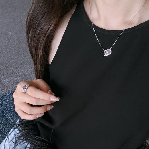 【甄珠贝】时髦 大溪地无核keshi吊坠 925纯银配件 商品图8