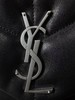 SAINT LAURENT圣罗兰 YSL PUFFER 银标Logo 绗缝小羊皮 云朵包枕头包手提包斜挎包单肩包 小号 女款 黑色 商品缩略图5