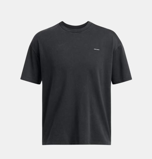 安德玛UA男子高克重跑步健身训练运动休闲宽松短袖T恤1389147-001 商品图2