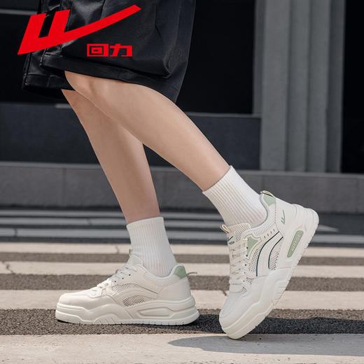 回力男鞋板鞋新款夏季百搭面包鞋子男生休闲厚底小白鞋透气运动鞋WXY-L707Z 商品图4
