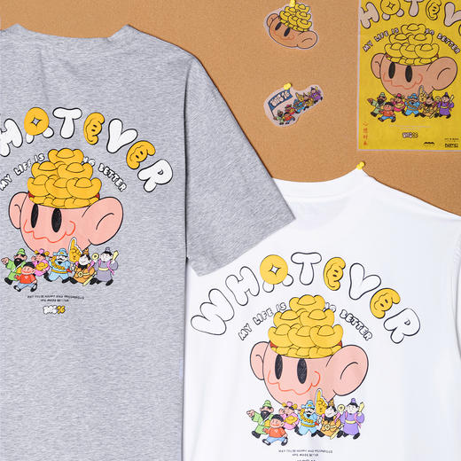 【NPC X 陈伟豪 拾·陆周年限定】财神艺术大头印花索罗娜NP56TE87 商品图1