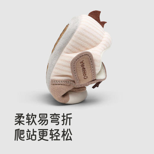 【商场同款】英氏婴儿鞋子男童可爱步前鞋魔术贴防滑软底婴幼童鞋 商品图3