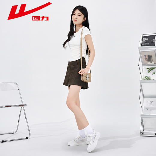 回力女鞋小白鞋女2025新款夏季百搭情侣鞋子休闲轻便运动鞋板鞋女WXY(S)-3800C 商品图3