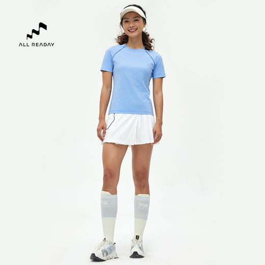 AllReaday新奇天女生网球运动百褶裙4SK03F 商品图2