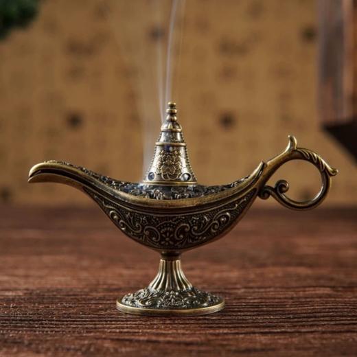 【神灯迷你小香炉】敦煌福泽小众神灯美梦成真合金香炉香薰室内持久香薰 商品图3