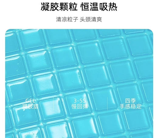 外贸单捡漏❗️出口美国🇺🇸订单『黑科技凝胶面包枕』慢回弹记忆棉➕黑科技凝胶慢回弹枕芯久睡不易塌，温柔承托包裹颈椎，整晚放松舒适感，双面可用！四季可用 商品图3