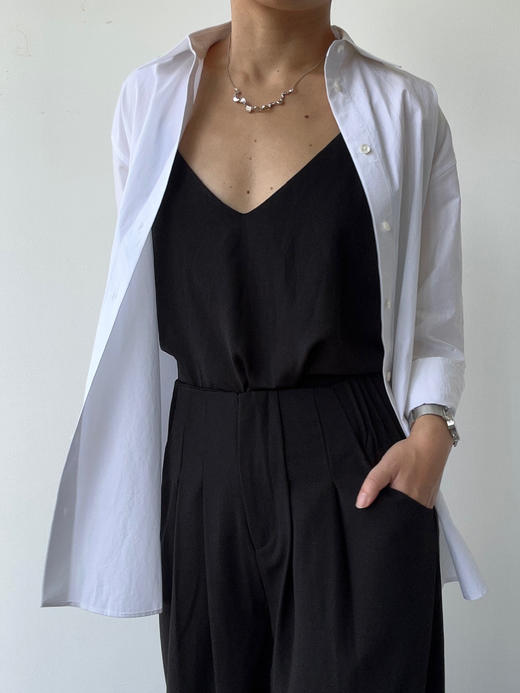 THEHOYAN｜TH2512 12 A-type shirt  双褶衬衫  [  白 ] 商品图10