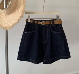 【门店同款】ENJOY夏季腰带A版牛仔短裤 163497218
