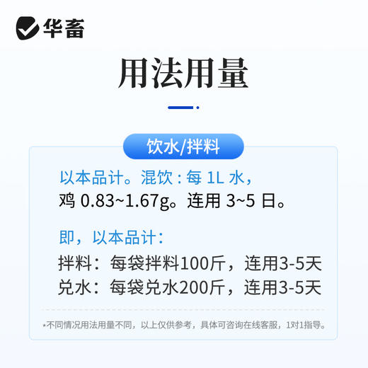 华畜 30%磺胺间甲氧嘧啶呐可溶性粉 呼吸道 消化道 鸡球虫病 泌尿道感染 商品图5