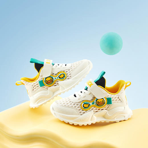 B.Duck小黄鸭童鞋夏季儿童时尚休闲鞋26-30 B1583963 商品图3