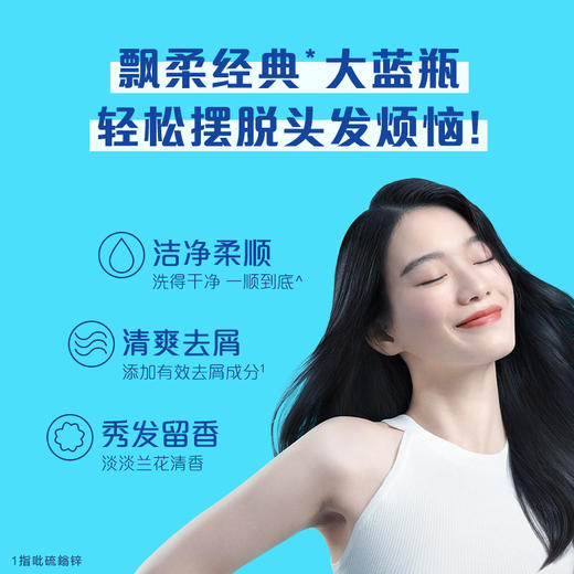 飘柔 日常兰花双效清爽去屑170ml*4瓶 PR225783 商品图4