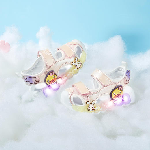 B.Duck小黄鸭童鞋夏季儿童凉鞋24-30 B2585017 商品图2