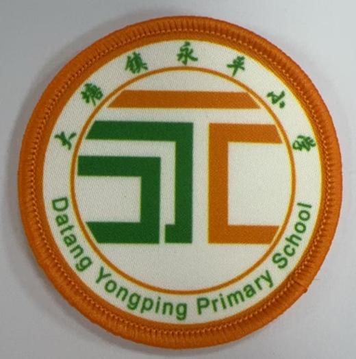 通版佛山市三水区大塘镇永平小学包边校徽姓名贴章可缝烫现货发51 商品图0