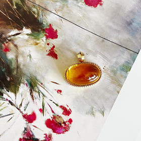 BY EVITA系列 18K镶黄晶 坠子