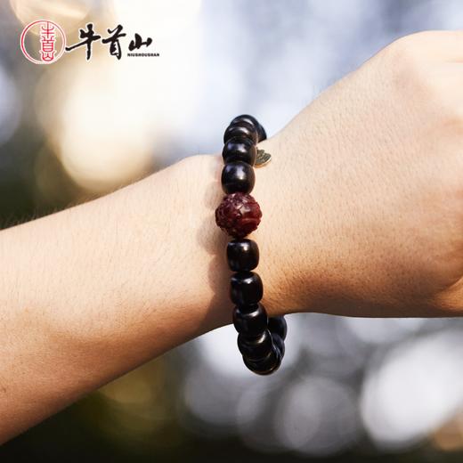 牛首山文创平步青云·紫光檀手串原创设计国风男士单圈手串礼物 商品图1