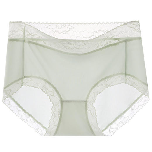 10A抑jun冰丝无痕女士内裤聚乳酸裆部山茶花超薄高弹透气三角裤女 商品图12