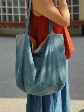 回声Echos/双面单肩帆布包【可双面背】