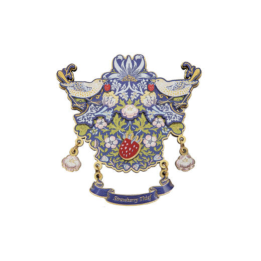 V&A博物馆威廉莫里斯系列草莓小偷木质转转莓趣冰箱贴 商品图5