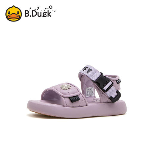 B.Duck小黄鸭童鞋夏季儿童凉鞋28-35 B3486835 商品图4