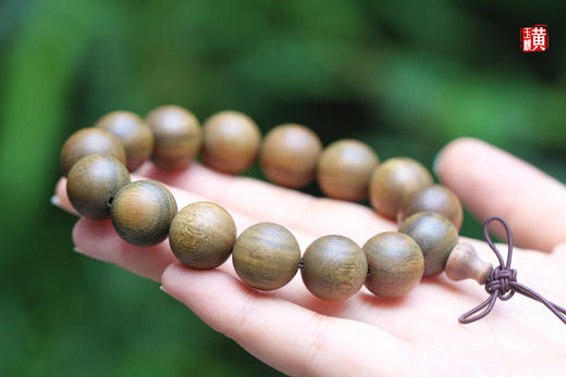 绿檀木手串，珠径15/18mm 商品图3
