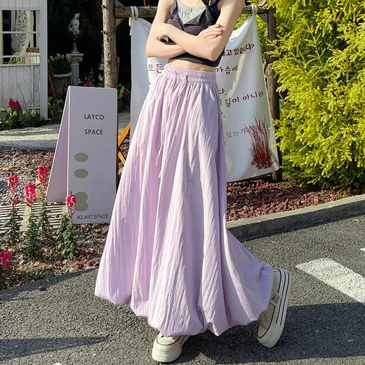 SIIJJEYY枝辑 夏季新款花苞长裙 垂坠有型 遮肉显瘦 8色可选 商品图4