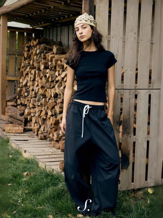 shyshystill/shy202502090/透气面料宽松休闲裤 商品图3