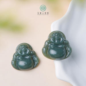 和田玉佛公吊坠约35mm 商品图0