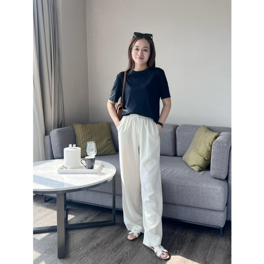 2507112   max三色天丝 直筒裤 商品图5