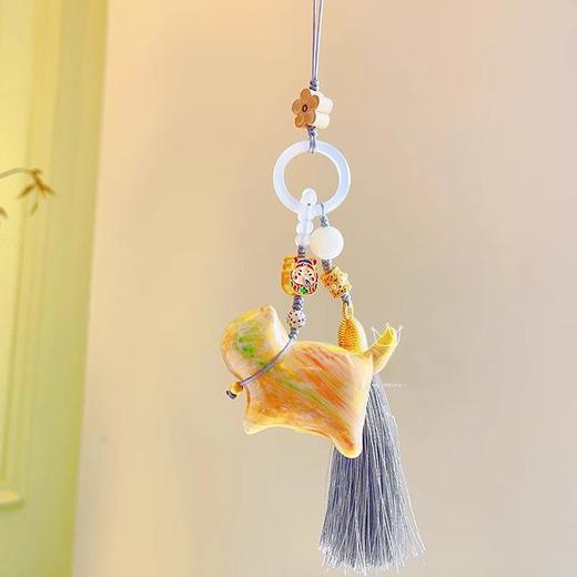 【普陀山】手工招财大漆猫｜檀木雕招财小猫挂件   财财猫咪包包挂件招财猫车挂件 商品图8