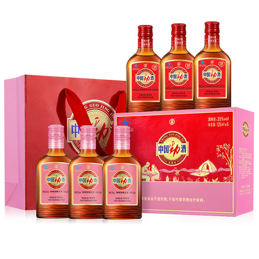 125ml35度中国劲酒礼盒(红粉组合装) 商品图0