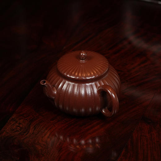 龙德堂陶艺 汤宣武制《利禄》侧把 200cc 原矿金砂紫朱泥  库存请咨询客服 商品图3