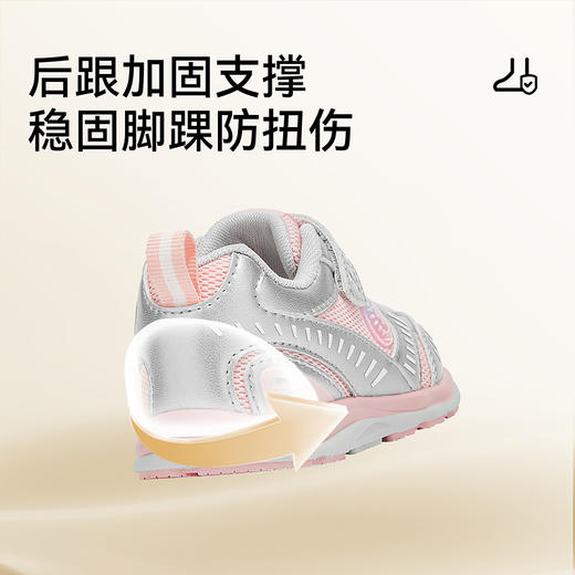 泰兰尼斯秋季新款童鞋轻盈软底运动鞋网布透气学步鞋女童鞋机能鞋 T01T5C6553 商品图4