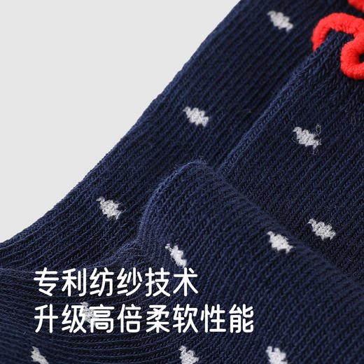 【商场同款】英氏婴儿袜子四季袜女7A抗菌短袜2双装新款女童袜子 商品图1