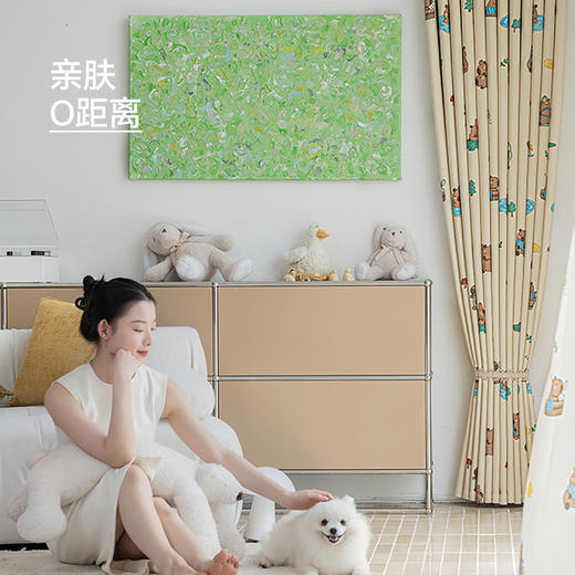【水豚宝宝】金蝉雪尼尔儿童房窗帘 商品图5